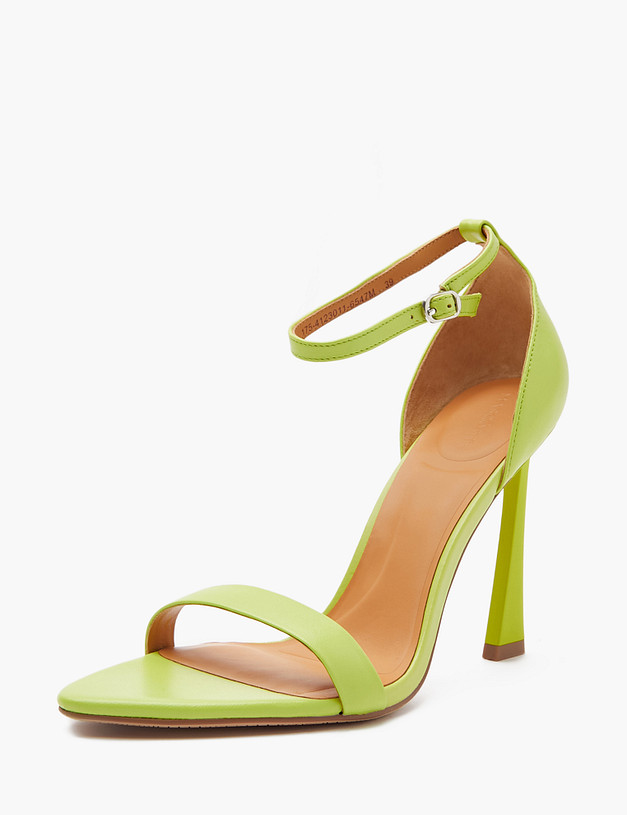 Зеленые женские босоножки MASCOTTE 175-4123011-6547M | ракурс 2