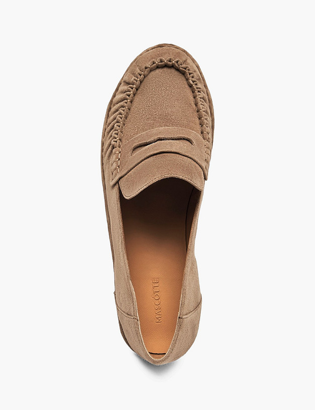 Бежевые женские лоферы MASCOTTE 234-614111-3671M | ракурс 4