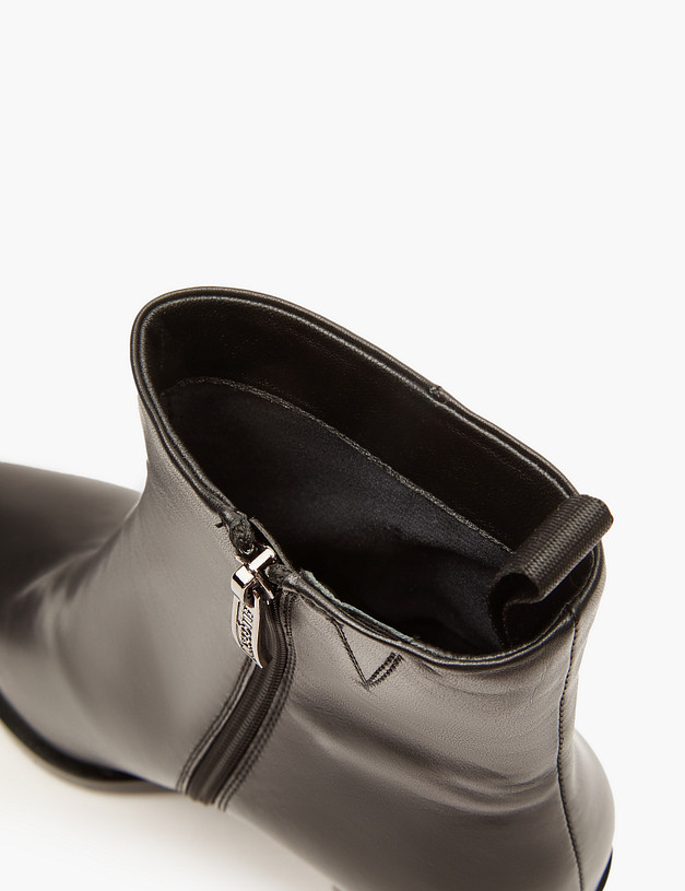 Черные кожаные женские казаки MASCOTTE 233-321422-3100M | ракурс 7