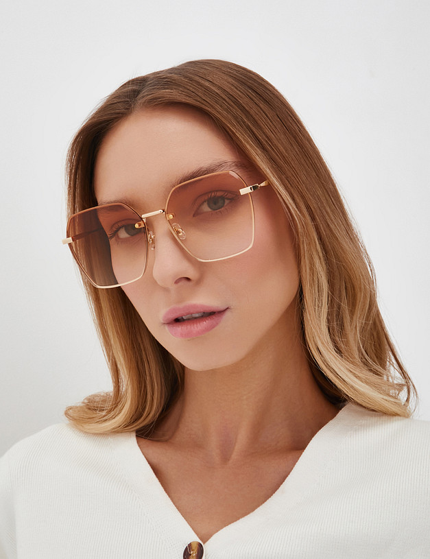 Коричневые женские очки MASCOTTE 793-5120-7709 | ракурс 1