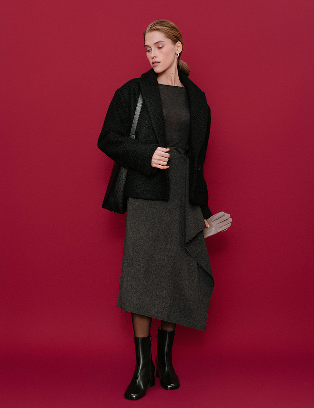 Черные женские ботильоны MASCOTTE 15-522111-0502 | ракурс 1