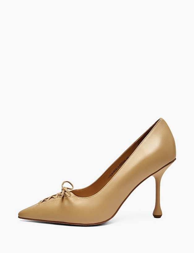 Бежевые женские туфли MASCOTTE 175-6101813-6554M | ракурс 1