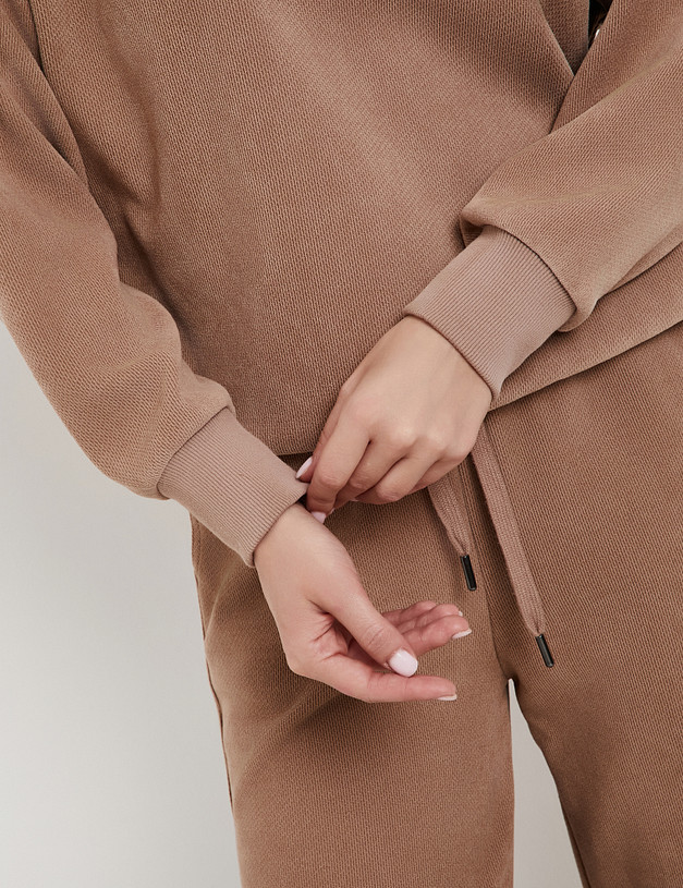 Женский свитшот цвета капучино MASCOTTE 888-5201-2409 | ракурс 5