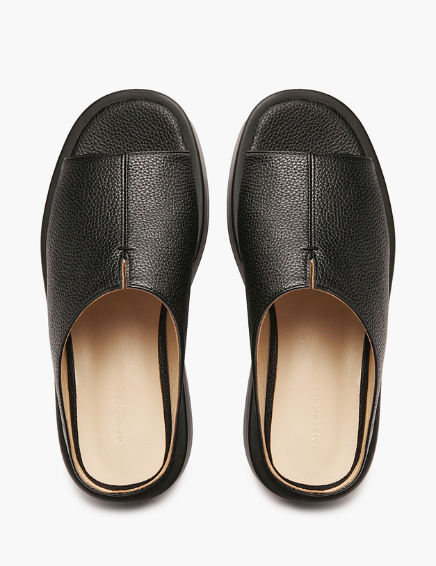 Черные женские сабо MASCOTTE 25-511311-0602 | ракурс 4