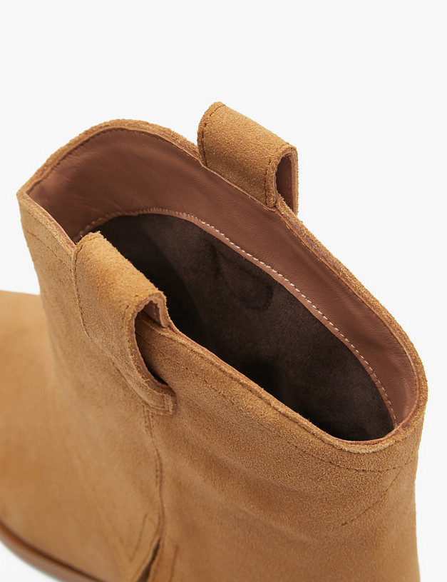 Рыжие велюровые женские казаки MASCOTTE 234-510321-0213 | ракурс 6 Рыжие велюровые женские казаки MASCOTTE 234-510321-0213 | ракурс 6