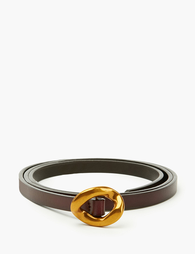 Коричневый женский ремень MASCOTTE 701-2101-605 | ракурс 2