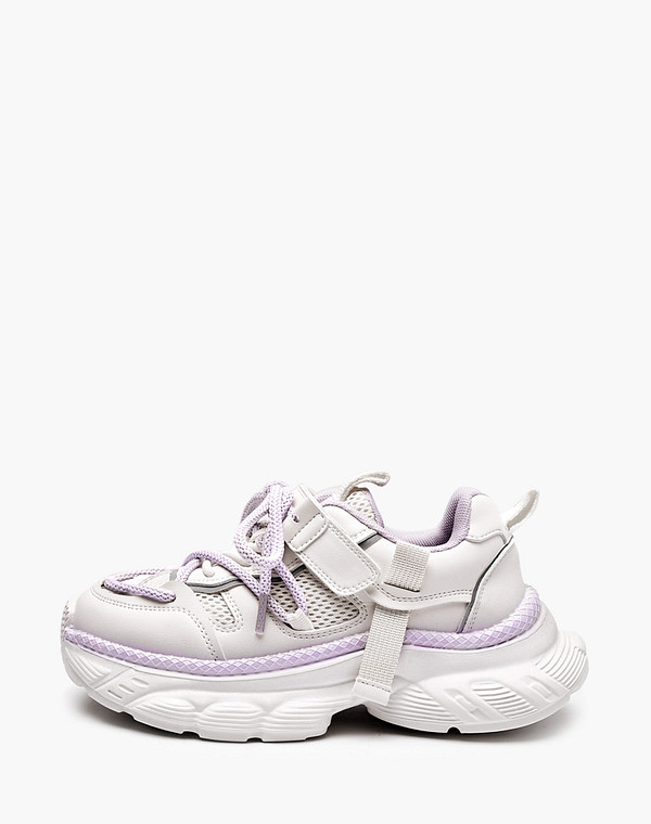 234-511021-0207 Полуботинки для активного отдыха девичьи текстиль-и.кожа/текстиль молочн, Mascotte JUNIOR