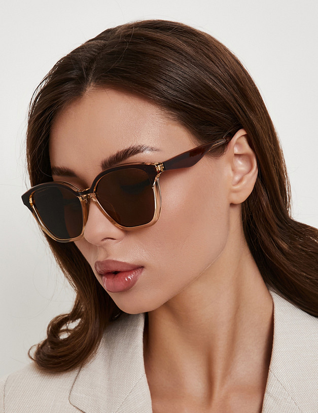 Коричневые женские очки MASCOTTE 793-6115-7709 | ракурс 1