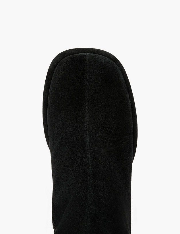 Черные женские ботильоны из велюра MASCOTTE 126-320321-3605M | ракурс 4