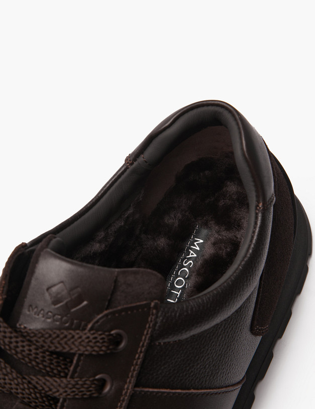 Коричневые мужские зимние кроссовки MASCOTTE 58-4210134-3212M | ракурс 6 Коричневые мужские зимние кроссовки MASCOTTE 58-4210134-3212M | ракурс 6