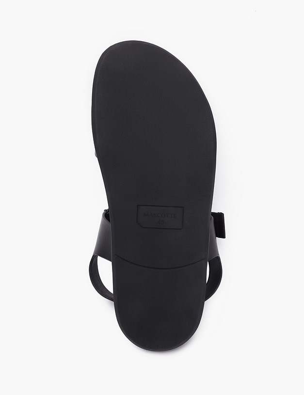 Черные мужские сандалии MASCOTTE 128-213665-0102 | ракурс 6
