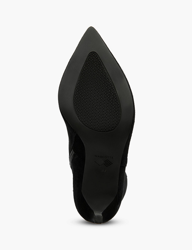 Черные женские ботфорты MASCOTTE 126-320922-3605M | ракурс 5