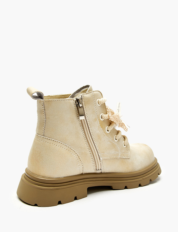 Молочные ботинки для девочек MASCOTTE 234-522921-0601 | ракурс 4 Молочные ботинки для девочек MASCOTTE 234-522921-0601 | ракурс 4