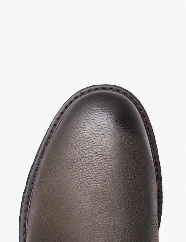 Мужские зимние ботинки цвета хаки MASCOTTE 175-423631-0304 | ракурс 5