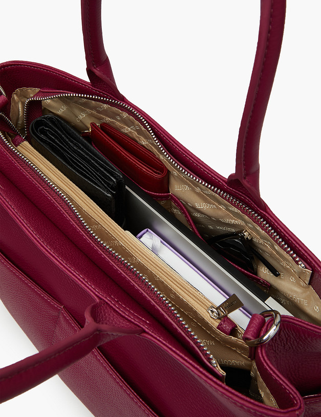 Женская сумка-тоут цвета фуксии MASCOTTE 660-3201-106 | ракурс 7