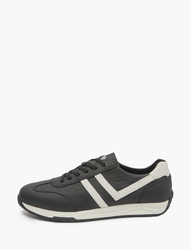 Черные мужские кроссовки MASCOTTE 234-514221-0102 | ракурс 1