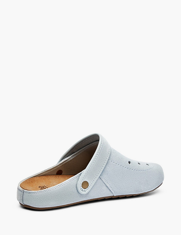 Голубые женские сабо MASCOTTE 98-612622-0211 | ракурс 3