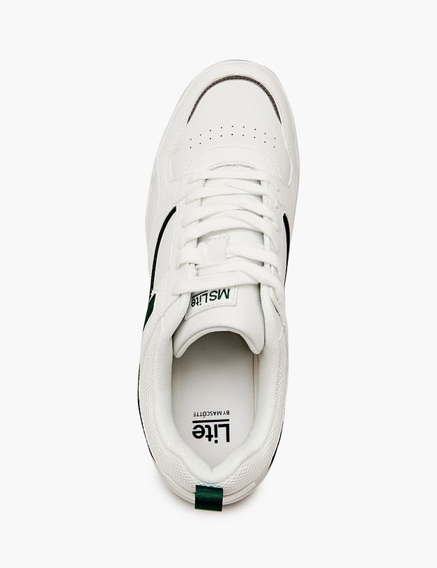 Белые мужские кроссовки MASCOTTE 158-410122-0601/04 | ракурс 5