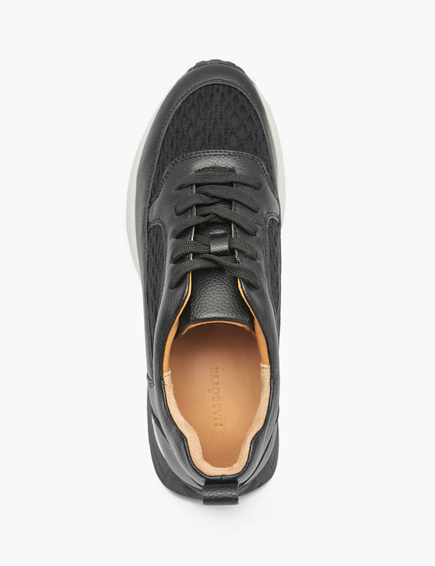 Черные женские кроссовки MASCOTTE 78-511111-0602 | ракурс 4