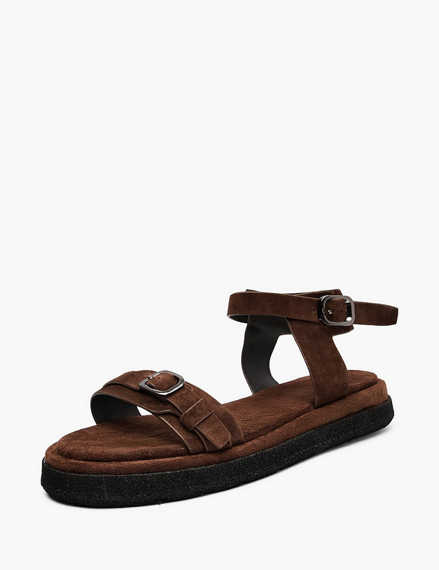 Коричневые женские сандалии MASCOTTE 233-613611-4690M | ракурс 2