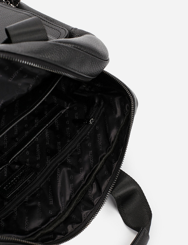 Черный мужской портфель MASCOTTE 602-1207-102 | ракурс 4