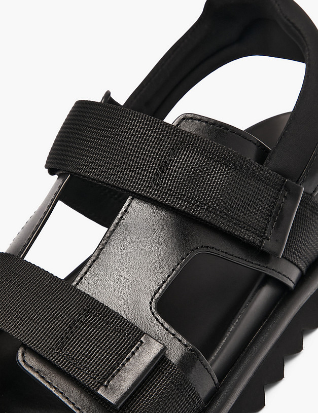 Черные мужские сандалии MASCOTTE 15-610412-0102 | ракурс 7