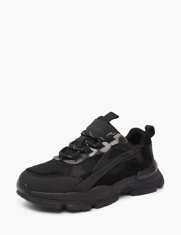 Черные детские кроссовки MASCOTTE 234-320421-0602 | ракурс 4