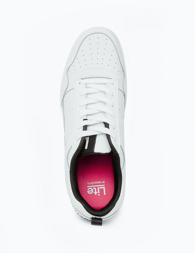 Белые мужские кеды MASCOTTE 189-412321-0601 | ракурс 4