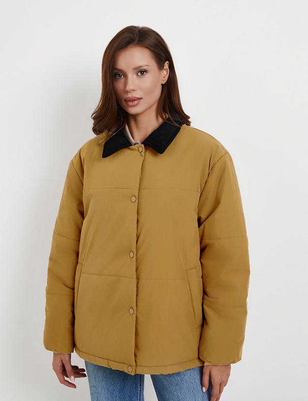 Коричневая женская куртка MASCOTTE 874-5201-2409 | ракурс 1