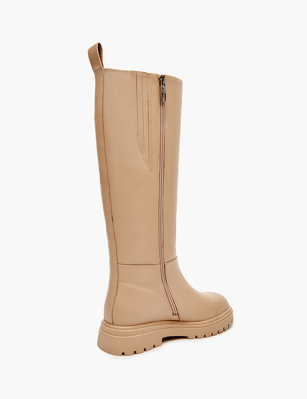 Бежевые женские зимние сапоги MASCOTTE 233-322432-4164M | ракурс 3 Бежевые женские зимние сапоги MASCOTTE 233-322432-4164M | ракурс 3