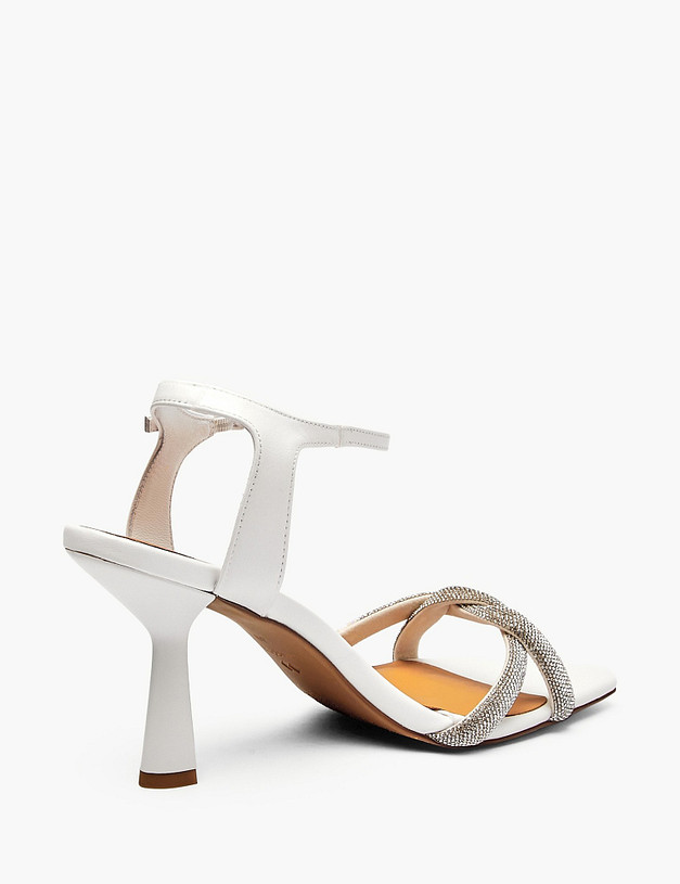 Белые женские босоножки MASCOTTE 126-610711-0101 | ракурс 3