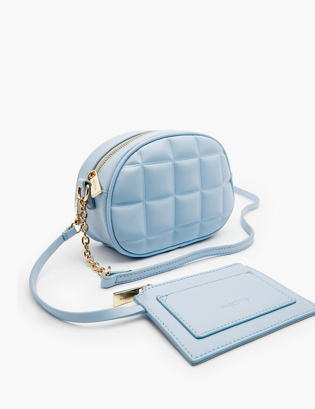 Голубая женская сумка MASCOTTE 610-2207-611 | ракурс 6