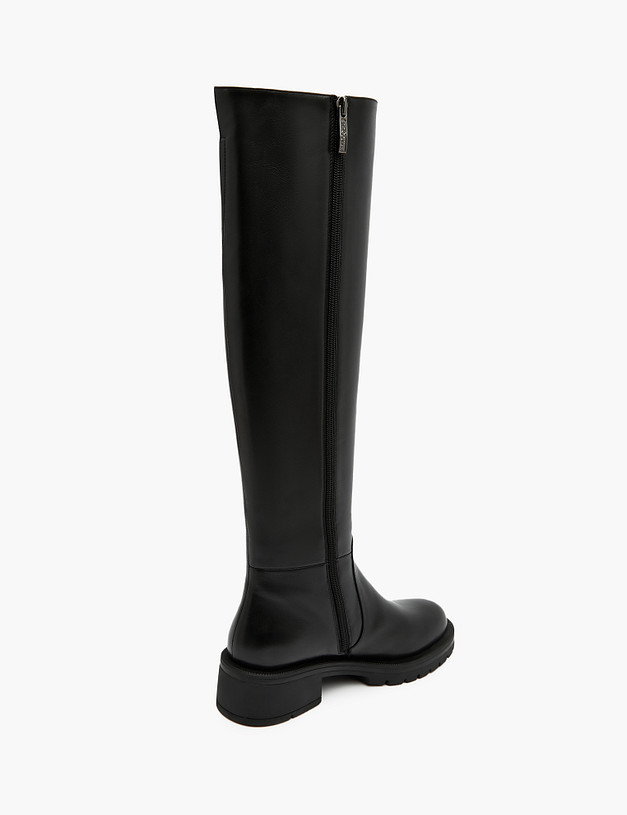 Черные женские зимние ботфорты MASCOTTE 100-320431-0102 | ракурс 3 Черные женские зимние ботфорты MASCOTTE 100-320431-0102 | ракурс 3