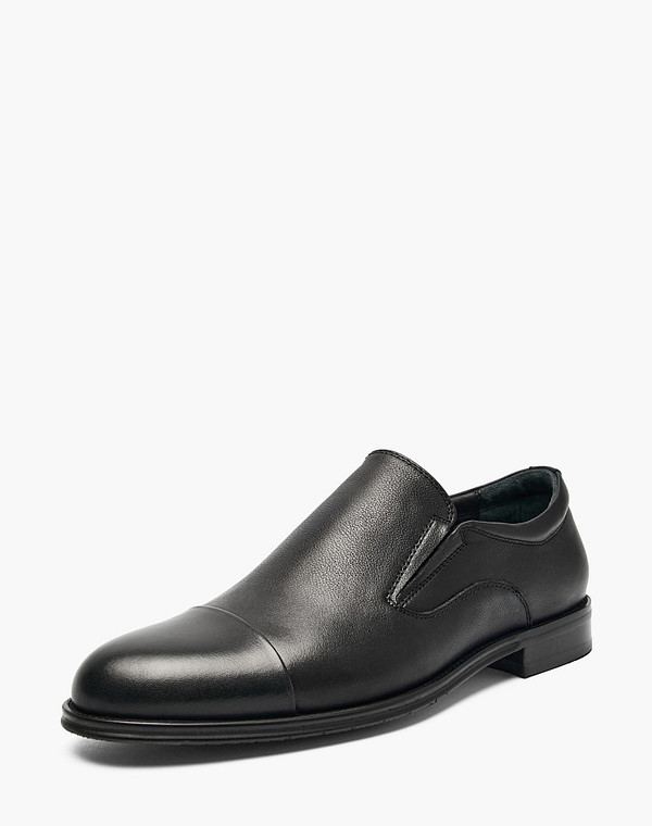 142-611611-0102 Полуботинки мужские нат.кожа/нат.кожа-текстиль черн, Mascotte