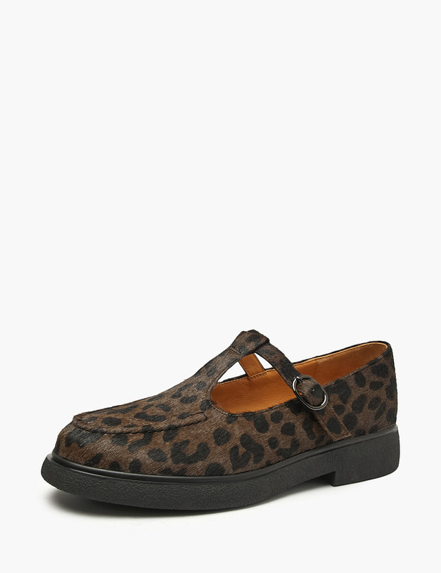 Коричневые женские туфли Мэри Джейн MASCOTTE 126-521511-0109 | ракурс 3