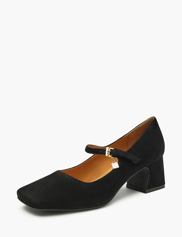 Черные женские туфли Мэри Джейн MASCOTTE 126-521711-0602 | ракурс 2