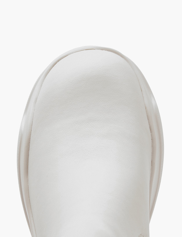 Молочные женские челси на платформе MASCOTTE 234-324721-0601 | ракурс 5