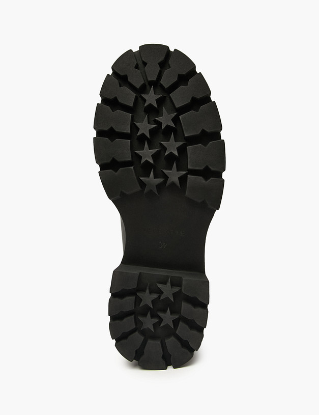 Черные женские лоферы из натуральной кожи MASCOTTE 58-220811-0102 | ракурс 5