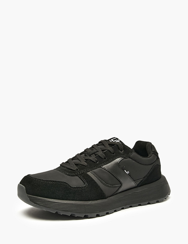 Черные мужские зимние кроссовки MASCOTTE 189-521551-0202 | ракурс 2