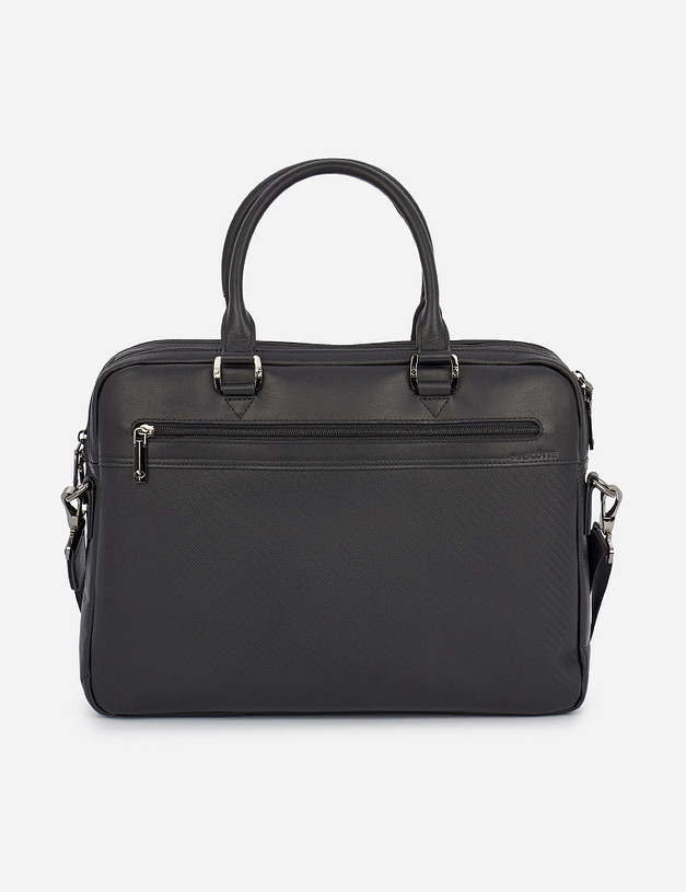Черный мужской портфель MASCOTTE 642-1202-602 | ракурс 1