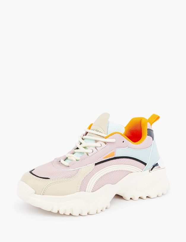 Розовые женские кроссовки MASCOTTE 189-210122-0206 | ракурс 2