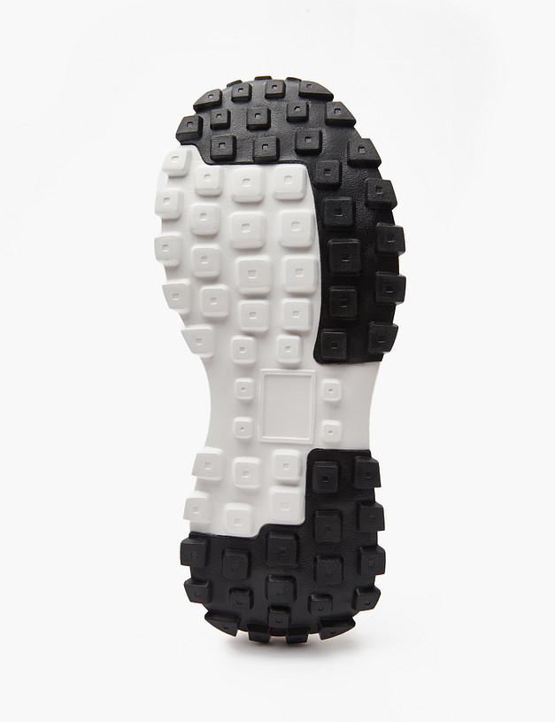 Молочные женские кроссовки из текстиля  MASCOTTE 151-410921-0201 | ракурс 5