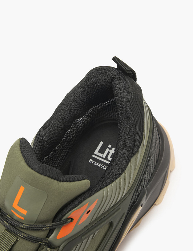 Мужские кроссовки цвета хаки MASCOTTE 182-420521-0204 | ракурс 6