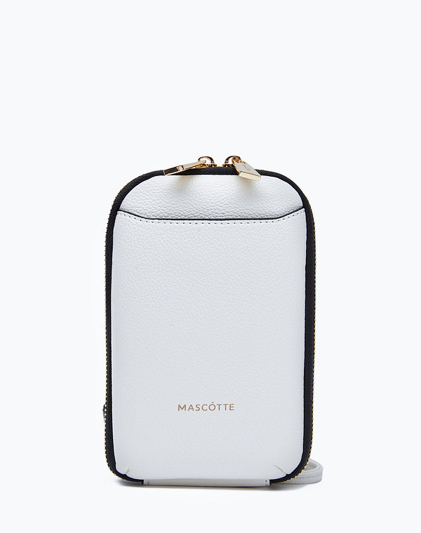 610-3101-611 Сумка женская и.кожа/текстиль бел, S, Mascotte