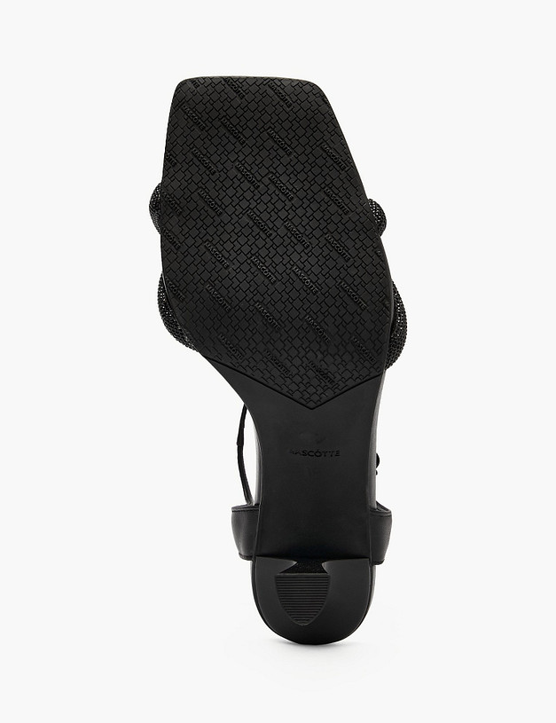 Черные женские босоножки MASCOTTE 126-610711-3100M | ракурс 5