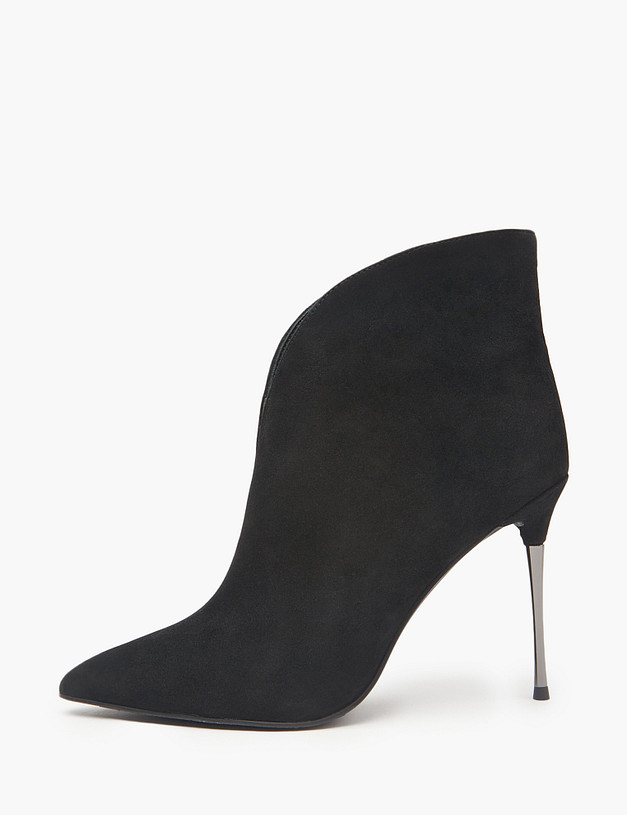 Черные женские ботильоны на шпильке MASCOTTE 100-510921-0602 | ракурс 1
