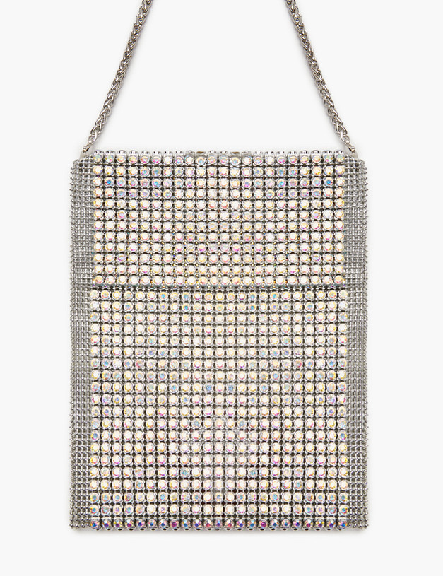 Серебристая женская сумка MASCOTTE 660-5137-7716 | ракурс 2