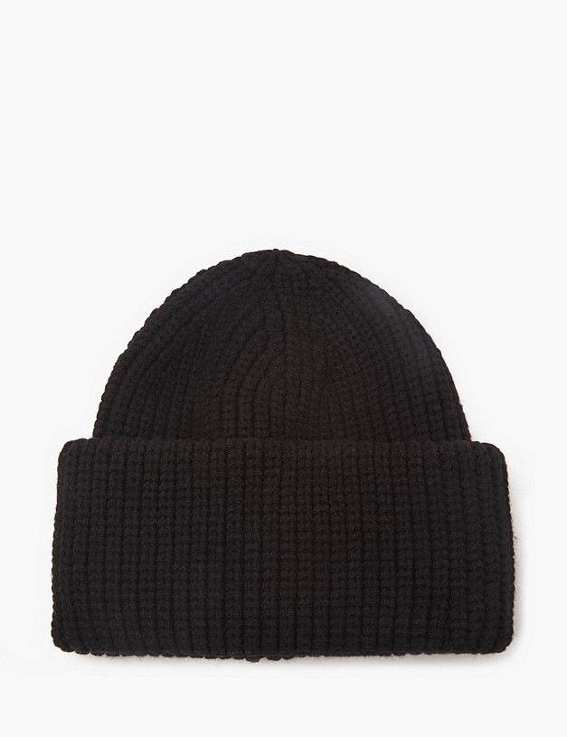 Черная детская шапка-бини MASCOTTE 781-3244-2402 | ракурс 3