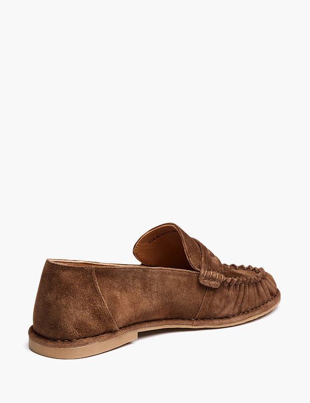 Коричневые женские лоферы MASCOTTE 234-614111-0609 | ракурс 3