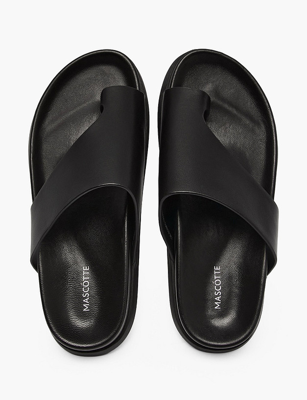 Черные женские сабо MASCOTTE 126-614911-3100M | ракурс 4